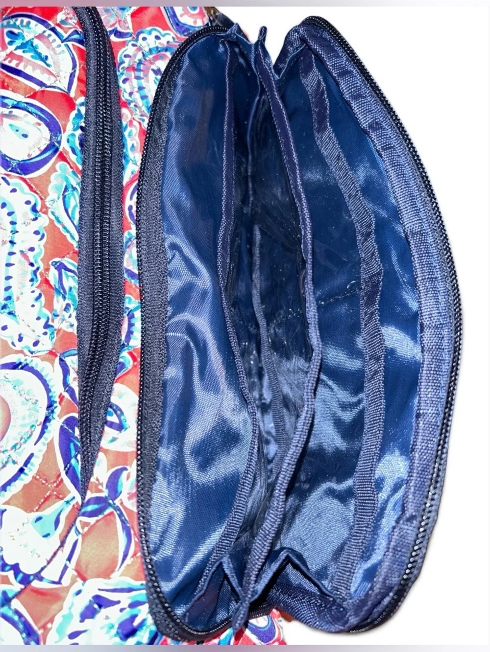NWT Simply Southern Quilted Packable Paisley Cosmetic Bag Travel Makeup Case